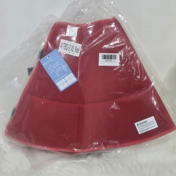 Kuoser dog cone,adjustable dog cone collar red size XL new - Picture 3 of 6